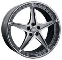 OZ Racing Mito Rosso Matt Graphiteite Silver Diamond Cut Wheels - 20x8.5inches/5x114.3mm