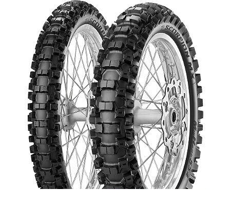 Motorcycle Tire Pirelli Scorpion MX Extra X 100/90R19 57M - picture, photo, image