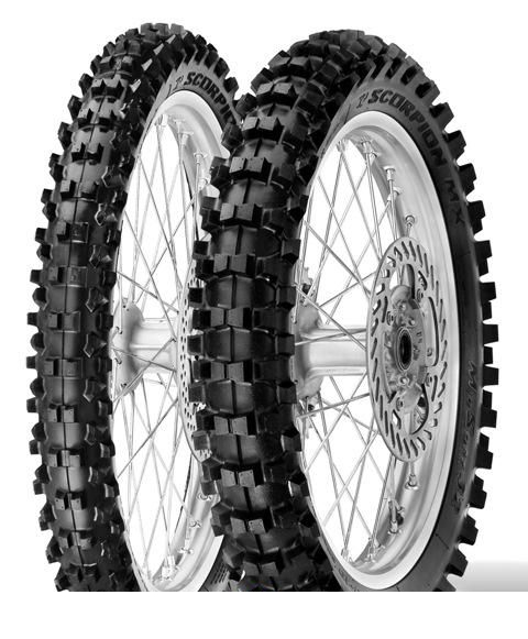 Motorcycle Tire Pirelli Scorpion MX Mid Soft 32 100/90R19 57M - picture, photo, image