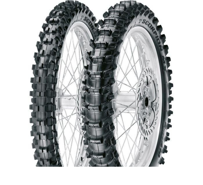 Motorcycle Tire Pirelli Scorpion MX Mid Soft 32 MUD 110/90R19 62M - picture, photo, image