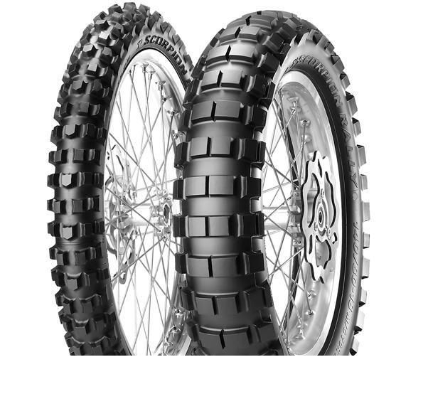 Motorcycle Tire Pirelli Scorpion Rally 140/80R18 70R - picture, photo, image