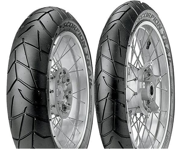 Motorcycle Tire Pirelli Scorpion Trail 110/80R19 59V - picture, photo, image