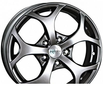 Wheel Proma JEkstrim Platinum Dark 16x6.5inches/5x100mm - picture, photo, image