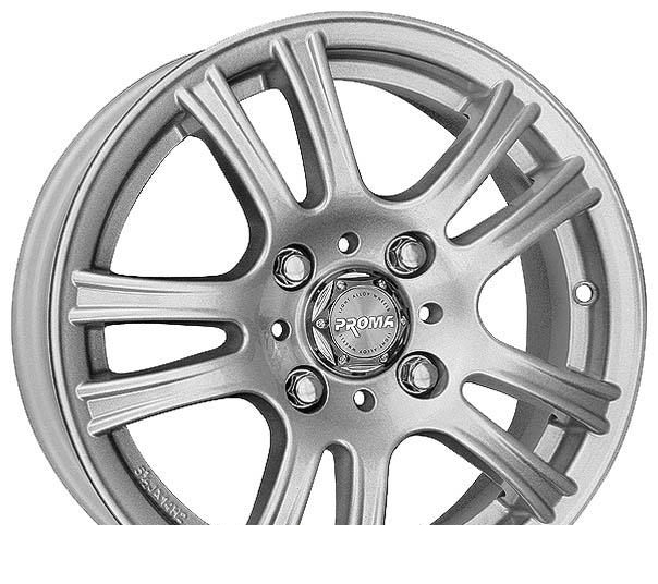 Wheel Proma Salyut Platinum Dark 15x6inches/4x100mm - picture, photo, image