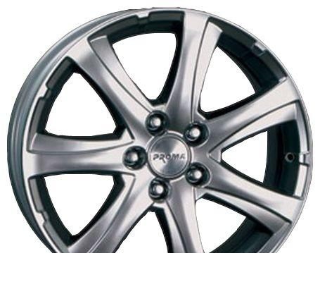 Wheel Proma Turbo Platinum Dark 17x7inches/5x108mm - picture, photo, image