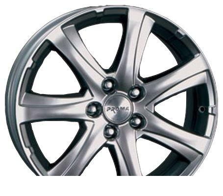 Wheel Proma Turbo Nero 17x7inches/5x114.3mm - picture, photo, image