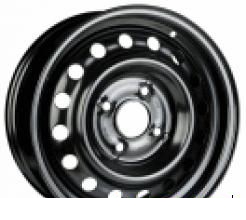 Wheel R-steel 564701 Black 15x6inches/4x114.3mm - picture, photo, image