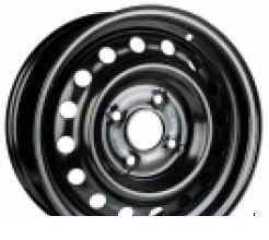 Wheel R-steel 565401 Black 15x6inches/5x108mm - picture, photo, image