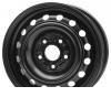 Wheel R-steel YA523 Black 13x5inches/4x100mm - picture, photo, image