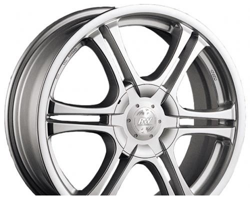Wheel Racing Wheels H-104 Chrome 14x6inches/8x114.3mm - picture, photo, image