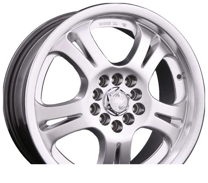 Wheel Racing Wheels H-106 Chrome 16x7inches/10x100mm - picture, photo, image