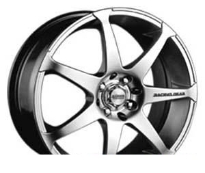 Wheel Racing Wheels H-117 Chrome 15x6.5inches/10x100mm - picture, photo, image