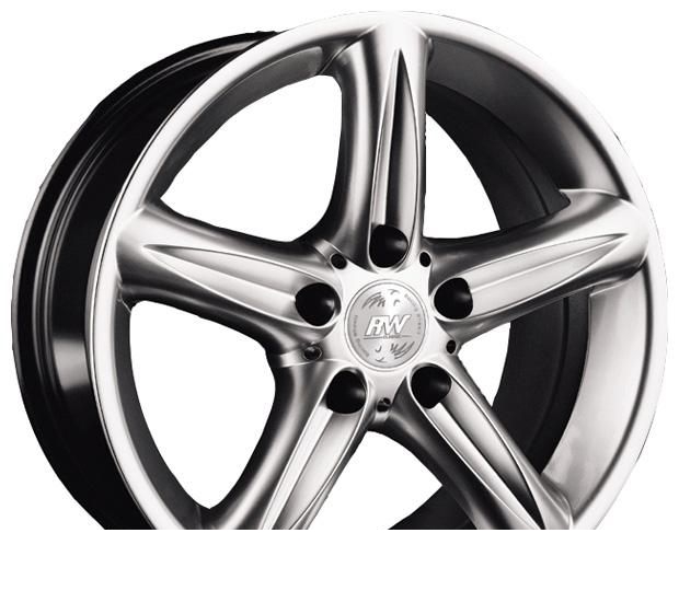 Wheel Racing Wheels H-166 Chrome 16x7.5inches/5x114.3mm - picture, photo, image