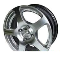 Wheel Racing Wheels H-218 Chrome 14x6inches/4x100mm - picture, photo, image
