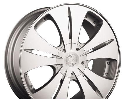 Wheel Racing Wheels H-241 Silver 14x6inches/5x114.3mm - picture, photo, image