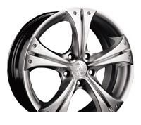 Wheel Racing Wheels H-253 Chrome 14x6inches/4x100mm - picture, photo, image