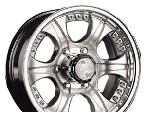 Wheel Racing Wheels H-266 Chrome 16x8inches/6x139.7mm - picture, photo, image