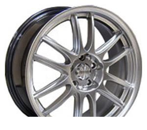 Wheel Racing Wheels H-285 Chrome 15x7inches/4x108mm - picture, photo, image