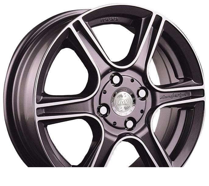 Wheel Racing Wheels H-314 BK F/P 15x5.5inches/4x100mm - picture, photo, image