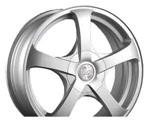 Wheel Racing Wheels H-340 Chrome 15x6inches/5x100mm - picture, photo, image