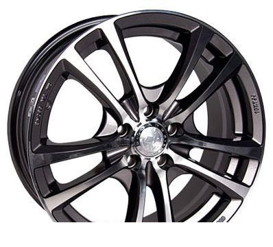 Wheel Racing Wheels H-346 BK-IRD F/P 15x6.5inches/4x100mm - picture, photo, image