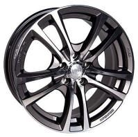 Racing Wheels H-346 BK-IRD F/P Wheels - 15x6.5inches/4x100mm