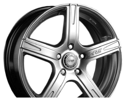 Wheel Racing Wheels H-372 BK F/P 15x6.5inches/4x100mm - picture, photo, image