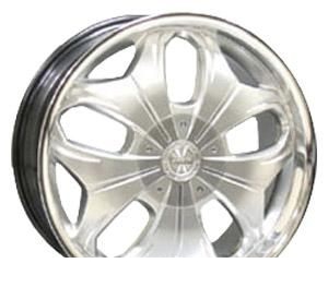 Wheel Racing Wheels H-377 Chrome 20x8.5inches/6x139.7mm - picture, photo, image