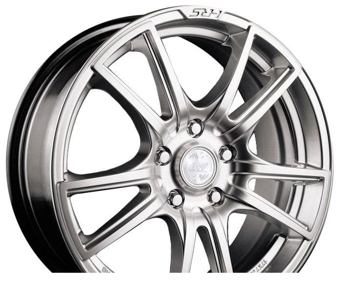 Wheel Racing Wheels H-411 BK F/P 15x6.5inches/4x100mm - picture, photo, image