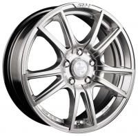 Racing Wheels H-411 BK-ORD F/P Wheels - 14x6inches/4x98mm