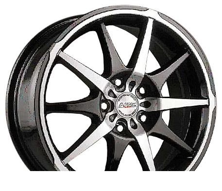 Wheel Racing Wheels H-415 BK F/P 15x6.5inches/4x100mm - picture, photo, image