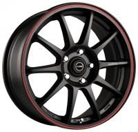 Racing Wheels H-422 BK-LRD Wheels - 15x6.5inches/4x100mm