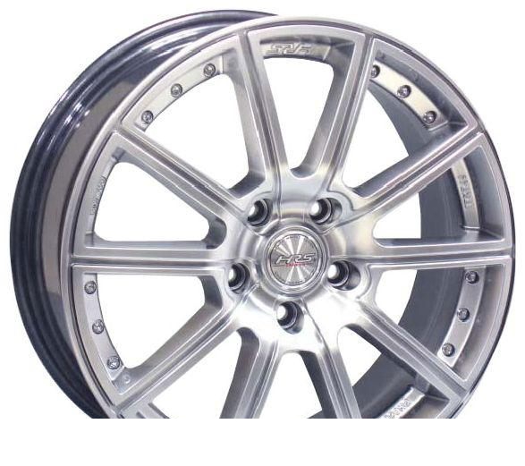 Wheel Racing Wheels H-423 BK F/P 15x6.5inches/4x100mm - picture, photo, image