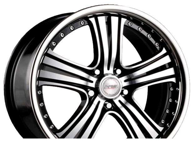 Wheel Racing Wheels H-434 BK F/P 17x7inches/5x108mm - picture, photo, image