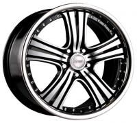 Racing Wheels H-434 BK F/P Wheels - 18x8inches/5x108mm