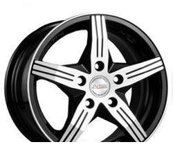 Wheel Racing Wheels H-458 BK F/P 14x6inches/4x100mm - picture, photo, image