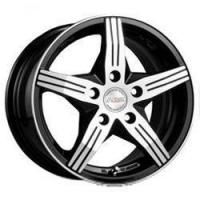 Racing Wheels H-458 BK F/P Wheels - 15x6.5inches/4x100mm