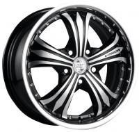 Racing Wheels H-460 BK F/P Wheels - 17x7inches/5x112mm