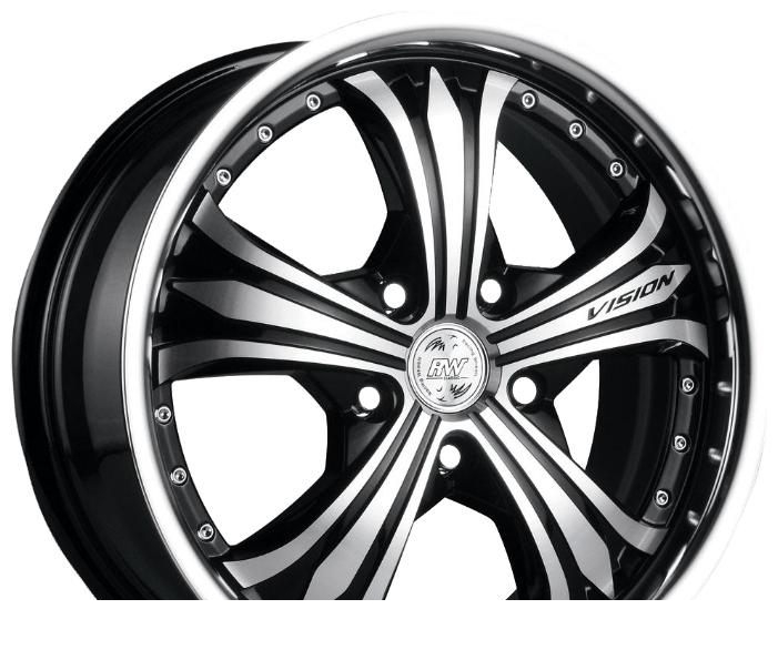 Wheel Racing Wheels H-460 BK F/P 18x7.5inches/5x114.3mm - picture, photo, image