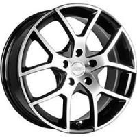 Racing Wheels H-466 BK F/P Wheels - 16x7inches/4x108mm