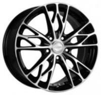 Racing Wheels H-487 BK-OBL F/P Wheels - 15x6.5inches/4x100mm