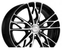 Wheel Racing Wheels H-487 BK-OBL F/P 15x6.5inches/4x114.3mm - picture, photo, image