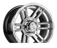 Wheel Racing Wheels H-525 BK F/P 15x7inches/5x139.7mm - picture, photo, image