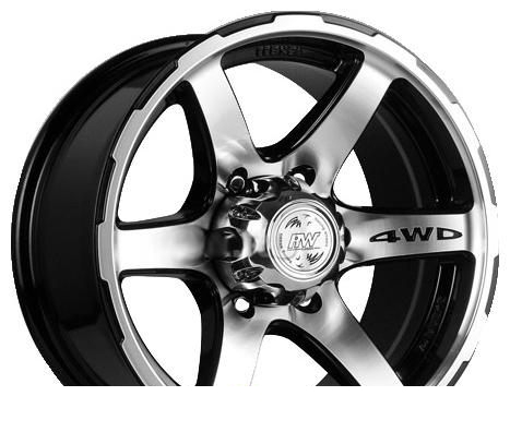 Wheel Racing Wheels H-526 BK F/P 15x7inches/6x139.7mm - picture, photo, image