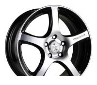 Wheel Racing Wheels H-531 BK F/P 15x6.5inches/4x100mm - picture, photo, image