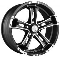 Racing Wheels H-540 W-OBK F/P Wheels - 17x7.5inches/5x114.3mm