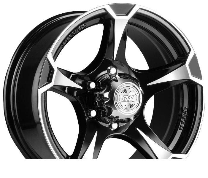 Wheel Racing Wheels H-547 BK F/P 16x8inches/5x139.7mm - picture, photo, image