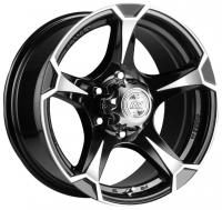 Racing Wheels H-547 BK F/P Wheels - 16x8inches/6x139.7mm