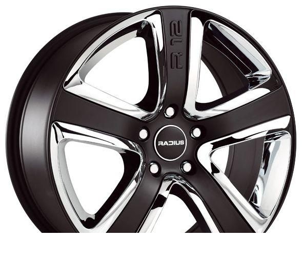 Wheel Radius R12 Matt Black 18x8inches/5x114.3mm - picture, photo, image