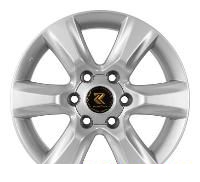 Wheel RepliKey RK YH6004 Silver 17x7.5inches/6x139.7mm - picture, photo, image